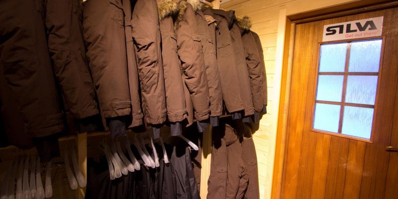 Warme Kleidung- von der Pinetree Lodge
