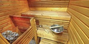 Sauna in Alppitalot Apartment in Levi in Lappland