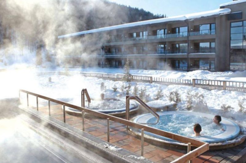Spa-Hotel-in-Levi-Finnisch-Lappland-Wellnessbereich